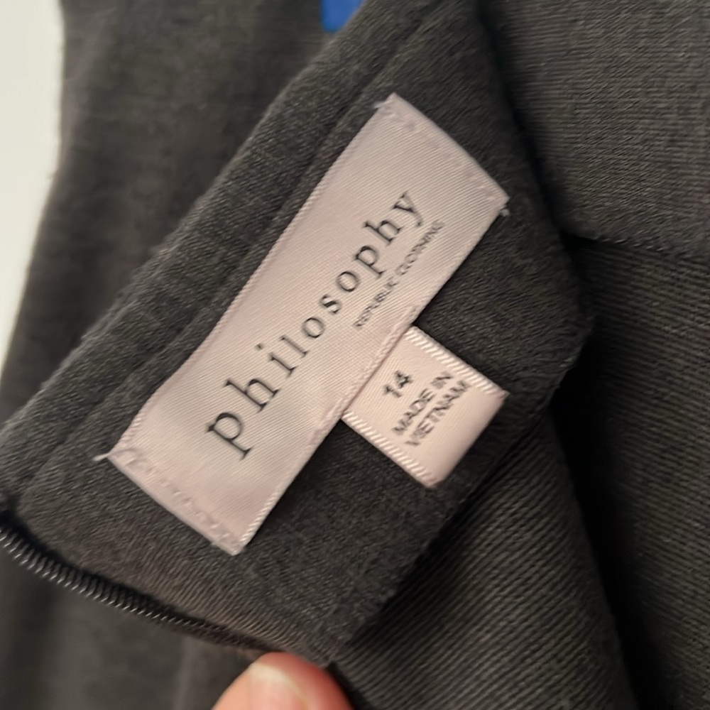 Philosophy pencil skirt stretchy Size 14